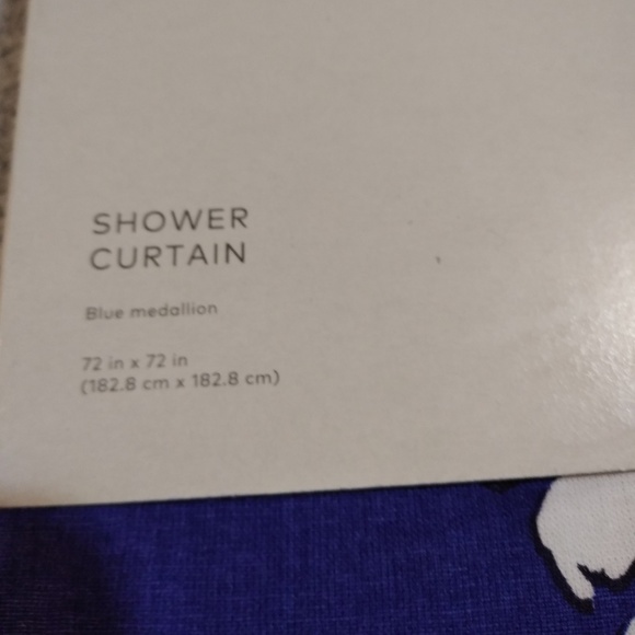 Project 62 Blue Medallion Shower Curtain - Picture 3 of 5